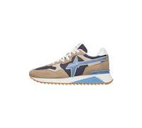 w6yz Sneakers in Tessuto Tecnico e Suede, Tortora 40