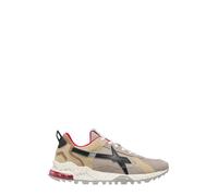 W6yz sneakers uomo Breeze in suede e tessuto tecnico beige rosso
