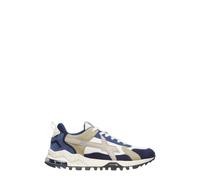 w6yz Sneakers in Tessuto Tecnico e Suede, Blu-Grigio 43