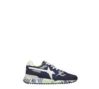 W6yz sneakers uomo Yak in suede e tessuto blu