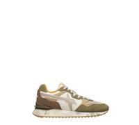 W6yz sneakers uomo Yak in suede e tessuto tecnico verde tortora