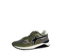 W6YZ Uomo Yak-M. Sneaker, Triangolo Sole Militare-Antracite-Tortora, 46 EU, Triangolo Sole Militare Antracite Tortora, 46 EU