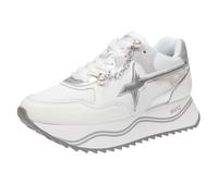 W6yz Wizz Deva - Sneakers Platform In Pelle Bianco - Taglia 37 [22.6cm] Scarpe