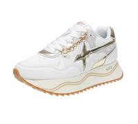 W6yz Wizz Deva - Sneakers Platform In Pelle Bianco - Taglia 37 [22.6cm] Scarpe