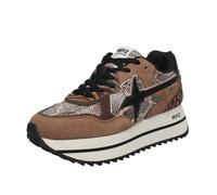 W6yz Wizz Yak - Sneakers Platform In Suede Marrone - Taglia 37 [22.6cm] Scarpe