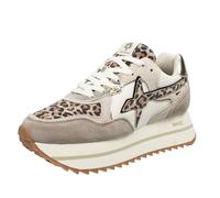 W6yz Wizz Yak - Sneakers Platform In Suede Sabbia - Taglia 39 [24.1cm] Scarpe