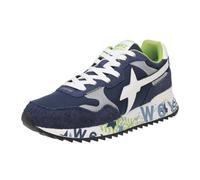 W6yz Wizz Yak - Sneakers Suede Blu - Taglia 42 [25.8cm] Scarpe Uomo Sneakers