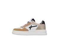 w6yz Xenia W Suede/Micro/Metallic Sand-White-Platinum