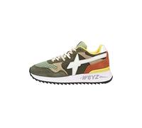 w6yz Yak-M.-Sneakers in Suede e Tessuto Tecnico-Verde Militare 45