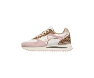 w6yz Yak-W. Leo Suede/Nylon Beige-White-Salmon