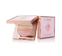 W7 Afterglow Blusher & Highlight Compact - Cipria Compatta Rosa & Oro Effetto Glow