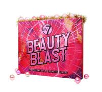 W7 Calendario dell'Avvento 2025 Beauty Blast - 24 sorprese natalizie con trucchi e cosmetici, tutte confezionate singolarmente - Cruelty Free