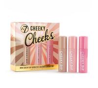 W7 Set regalo Cheeky Cheeks - Blush liquido e terra - Regalo make-up illuminante