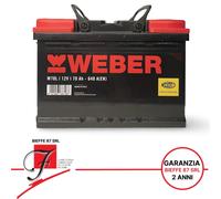 W70L BATTERIA AUTO MAGNETI MARELLI WEBER L03 70AH 640A 12V POLO SX AUTO