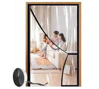 W70xH210cm Tenda Antifreddo Camera Apertura Laterale Isolamento nero | Tenda antifreddo per camera da letto. Maggiore comfort termico, apertura laterale pratica, non intralcia la maniglia.