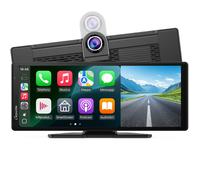 W903 Carplay Portatile Wireless e Android Auto con Dash Cam 4K Schermo IPS HD da