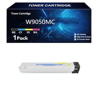 W9050MC Cartuccia Toner ad Alta Capacità W9051MC W9052MC W9053MC Compatibile per HP Color LaserJet Managed MFP E87640z E87640dn E87650z E87650dn E87660z E87660dn Stampante,Y-1 Pack