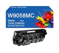 W9058MC Collettore di toner di scarto ad alta capacità di ricambio per stampanti HP Color LaserJet Managed MFP E87640z E87640dn, affidabilità, longevità,W9058MC -1Pack