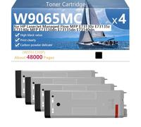 W9065MC Cartuccia Toner di Ricambio Compatibile per HP LaserJet Managed Flow MFP E73130z E73135z E73140z MFP E73130dn E73135dn Stampanti, Elevata Capacità 48000 Pagine, Facile da Installare,Black-4 pa