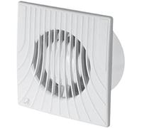 WA120T - Ventola estrattore d'aria per bagno, 120 mm, con timer, ritardo, colore: Bianco