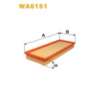 WA6161 FILTRO ARIA PER Ford Capri III GECP 2.8i Turbo 138 KW 188 CV