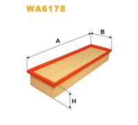 WA6178 FILTRO ARIA PER Renault Safrane I B54 2.0 12V 97 KW 132 CV