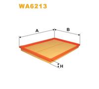 WA6213 FILTRO ARIA PER Opel Astra F 2 VOL. CODA S. T92 2.0 GSi 16V 110 KW 150 CV