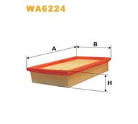 WA6224 FILTRO ARIA PER Seat Malaga 23A 1.5 63 KW 85 CV