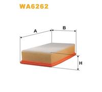 Wix Filters Filtro aria WA6262 per Citron BX XB- 15 59 KW 80 CV