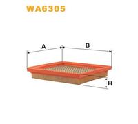 WA6305 FILTRO ARIA PER Nissan Micra II K11 1.0i 16V 44 KW 60 CV