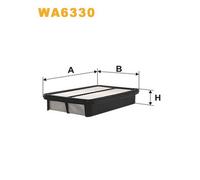 WA6330 WIX FILTERS FILTRO Aria Corolla 87>