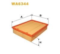 WA6344 WIX FILTERS FILTRO ARIA PER VW TRANSPORTER