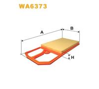 WA6373 WIX FILTERS Filtro aria per SEAT,SKODA,VW