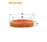 WA6385 FILTRO ARIA PER Vauxhall Viva Station Wagon 1100 SL90 44 KW 60 CV