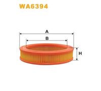WA6394 FILTRO ARIA PER Autobianchi A 112 1.0 E,Elite,LX 35 KW 48 CV