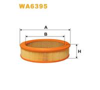 WA6395 FILTRO ARIA PER Seat 124 1.6 72 KW 98 CV