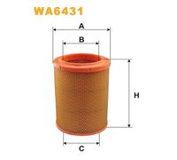 WA6431 FILTRO ARIA PER Renault 17 1.6 Gordini 79 KW 108 CV