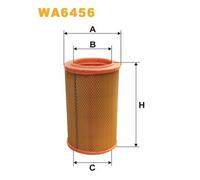 WA6456 FILTRO ARIA PER Renault 21 Tre Volumi L48 2.0 Turbo 4x4 119 KW 162 CV
