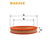 WA6458 FILTRO ARIA PER Honda Civic III Tre Volumi AK AM AU 1.5 GL 63 KW 86 CV