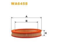 WA6458 FILTRO ARIA PER Honda Civic III Tre Volumi AK AM AU 1.5 GL 63 KW 86 CV
