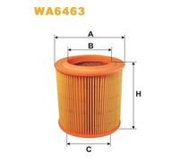 WA6463 FILTRO ARIA PER LDV Pilot Autobus 1.9 D 52 KW 71 CV