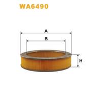 WIX FILTERS filtro aria WA6490 cartuccia diametro 250x60 mm