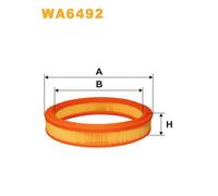 WA6492 FILTRO ARIA PER Mazda 323 III BF 1.3 44 KW 60 CV