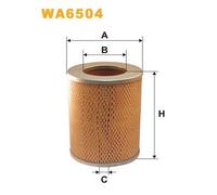WA6504 FILTRO ARIA PER Vauxhall Midi Autobus MID 2.0 TD 50 KW 68 CV