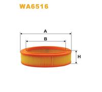 WA6516 FILTRO ARIA PER Rover Mini 2 VOL. CODA S. 1300/Cooper 45 KW 61 CV