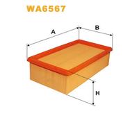 WA6567 FILTRO ARIA PER Renault Avantime DE0 3.0 V6 152 KW 207 CV