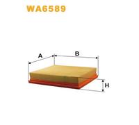 WA6589 WIX FILTERS Filtro aria per MERCEDES-BENZ