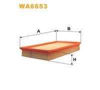 WIX FILTERS WA6653 Filtro aria