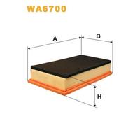WA6700 WIX FILTERS Filtro aria per ALFA ROMEO