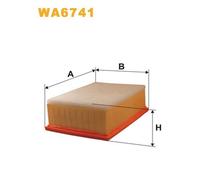 Wix Fa.Citroen C4, Peugeot 307/307 Wa6741